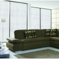 35" Window-blinds look Decorative Window Film - Self Adhesive Frosted Privacy Window Decal